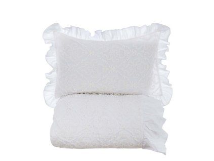 POSTEĽNÁ SÚPRAVA DENTELLE 240X260 BLANC MARICLO (A38717)