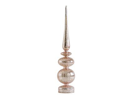 ornement mercurise lumineux rose grand modele