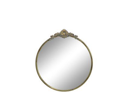 ZLATÉ OKRÚHLE ZRKADLO *60CM CHIC ANTIQUE (22038813)