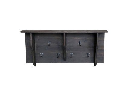 DREVENÁ POLICA S VEŠIAKMI CHIC ANTIQUE (41075800)