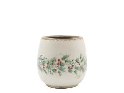 VIANOČNÝ KVETINÁČ S CEZMÍNOU CHIC ANTIQUE (65109219)