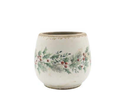 VIANOČNÝ KVETINÁČ S CEZMÍNOU CHIC ANTIQUE (65109319)