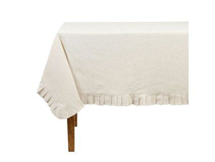 OBRUS CHAMBRAY NATURAL 160X160CM  COMPTOIR DE FAMILLE (201399)
