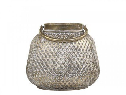 LANTERNA ANTIQUE BRASS 18CM CHIC ANTIQUE (25060013)