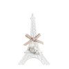 decor parfume tour eiffel petit modele voile de lin