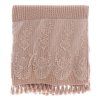PLÉD DENTELLE 74*185 BLANC MARICLO (A3623299RO)
