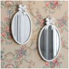 miroir ovale noeud en metal blanchi petit modele (1)
