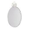 miroir ovale noeud en metal blanchi grand modele (1)