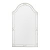 miroir apolline en metal blanchi
