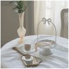 plateau sur pied noeud en metal blanchi (1)