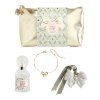 pochette parfum d ambiance bracelet et decor parfume rubans de fete sapin dore