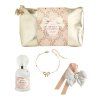 pochette parfum d ambiance bracelet et decor parfume rubans de fete orange cannelle