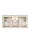 coffret boules de noel parfumees rubans de fete sapin dore