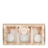 coffret boules de noel parfumees rubans de fete orange cannelle