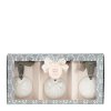 coffret boules de noel parfumees rubans de fete musc irise
