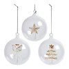 coffret 3 boules transparentes