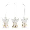 coffret de 3 mini anges a suspendre en verre