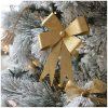 decoration noeud a suspendre en metal dore petit modele (1)