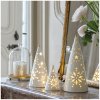 sapin cone decoratif en ceramique blanche avec led grand modele (1)