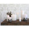 SVIEČKA RUSTIC 60h WHITE CHIC ANTIQUE