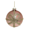 VIANOČNÁ GUĽA D10CM RUŽOVÁ CHIC ANTIQUE (52064607)